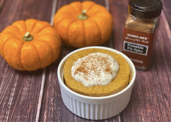 pumpkin spice mug cake