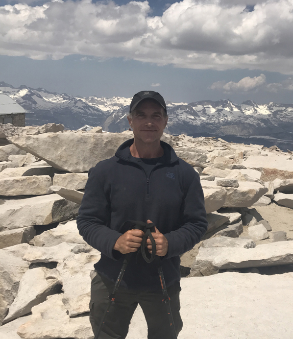 Tom Venuto pacific crest trail hike - summit of Mount Whitney