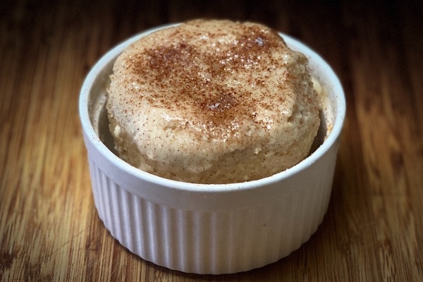 apple pie protein mug cake