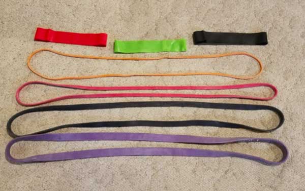 resistance bands for band assisted pull-ups