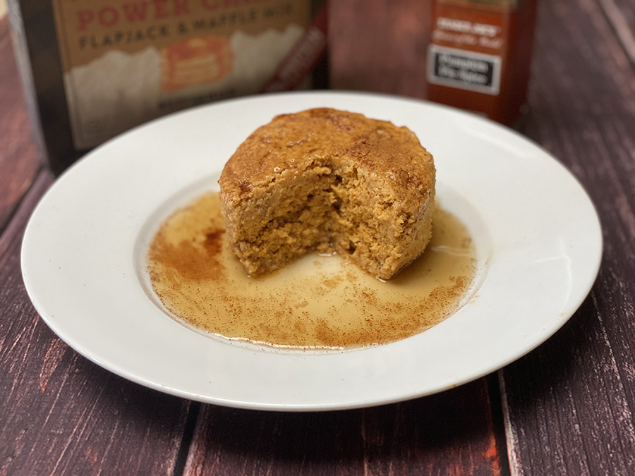 Pumpkin Protein Pancake Mug Cake - Burn The Fat Blog