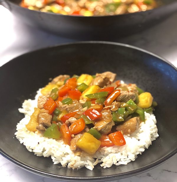 healthy lean pork tenderloin stir fry