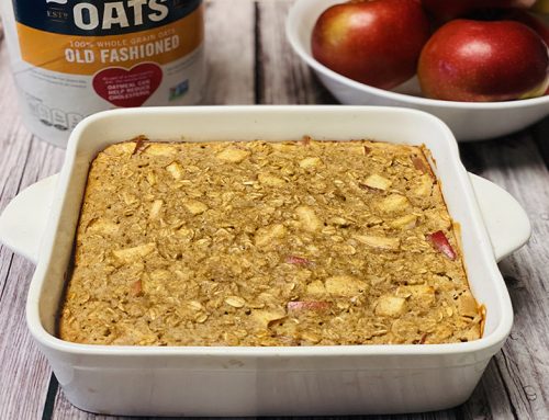 Tom Venuto’s High Protein Apple Cinnamon Baked Oatmeal (AKA “Breakfast Apple Pie”)