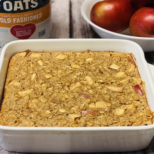 Tom Venuto's protein apple cinnamon baked oatmeal