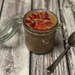 mocha high protein overnight oats