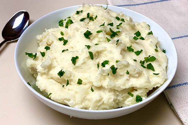 creamy low calorie mashed potatoes