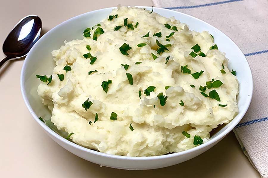Creamy Low-Calorie Mashed Potatoes - Burn The Fat Blog