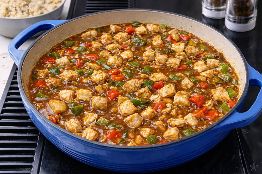 honey mustard chicken skillet