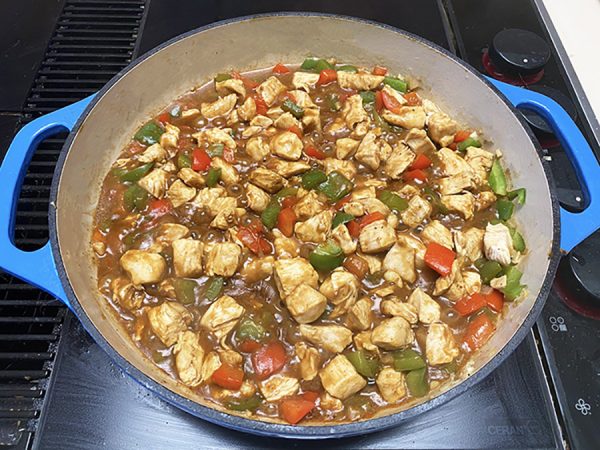 honey mustard chicken skillet