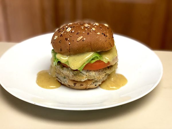 Tom Venuto TNT burger (tasty nutritious turkey)