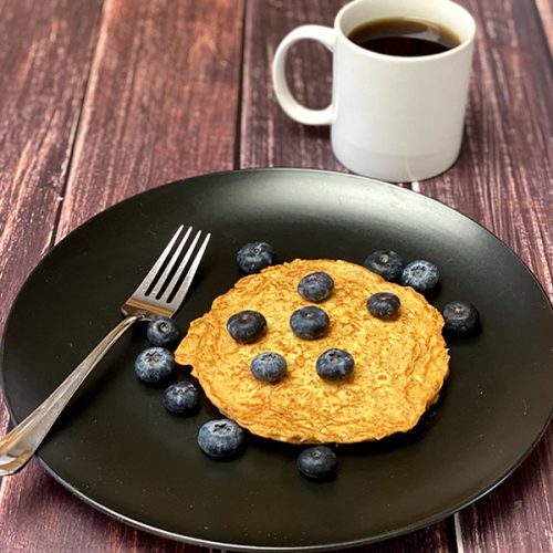 sweet potato protein pancakes