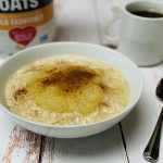 applesauce cinnamon high protein oats (proats)