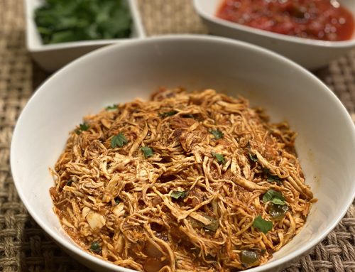 3-Ingredient Shredded Salsa Chicken (Easy Slow Cooker Recipe)