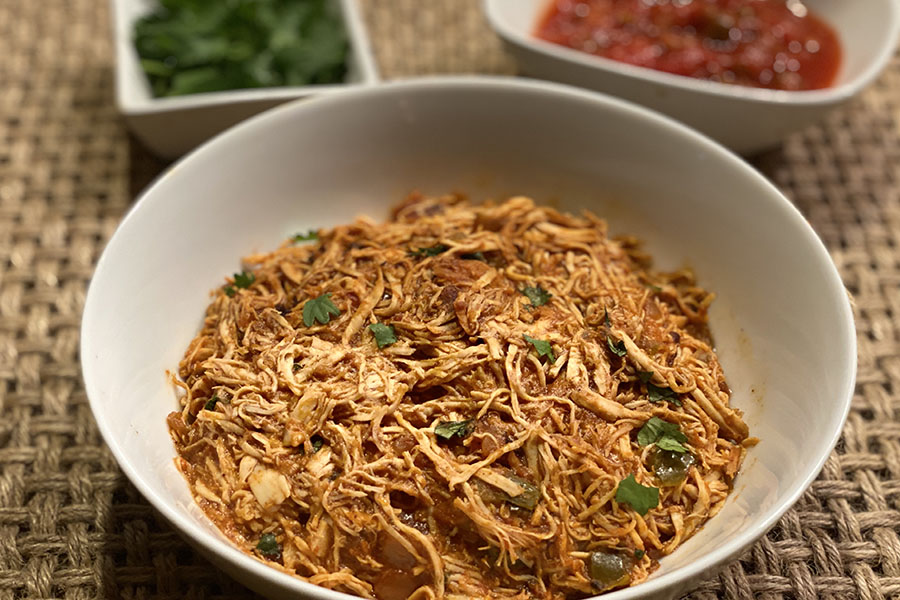 shredded salsa chicken