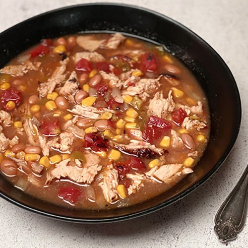 smoky hickory bbq pork stew