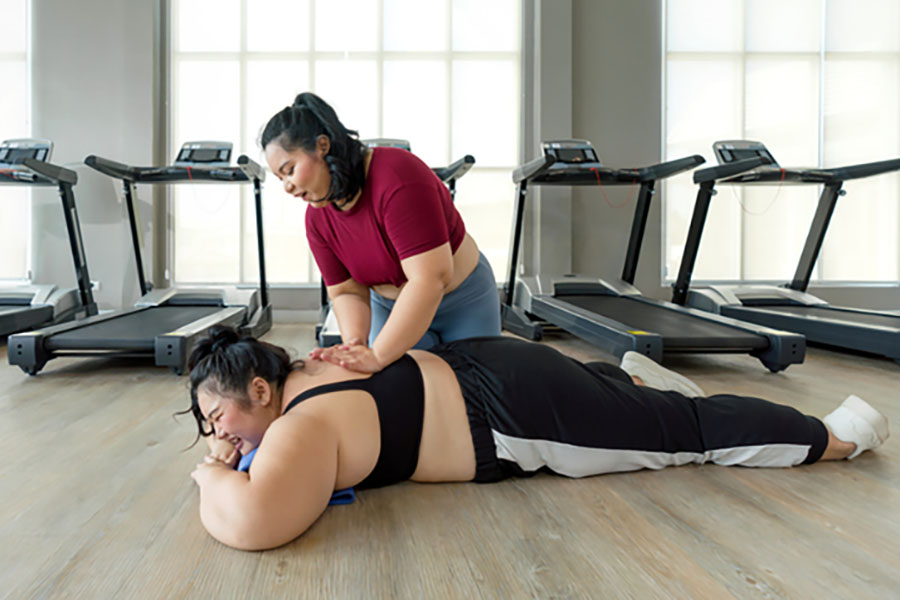 The biggest loser - brutal treadmill workout