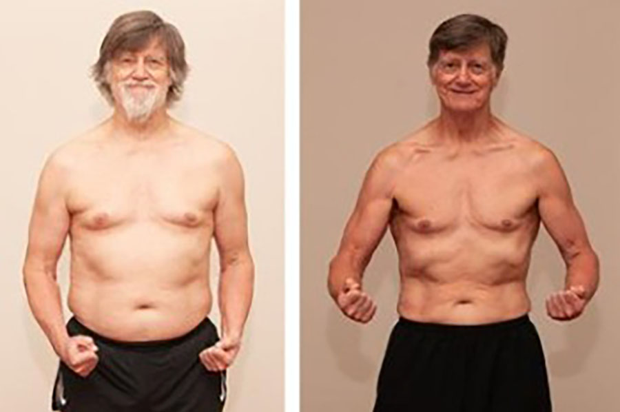 Bill age 76 after losing 32 pounds in 12 weeks