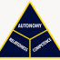 Intrinsic motivation pyramid illustration: autonomy, relatedness, competence