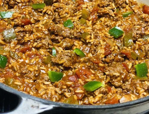 One Pot Spanish Rice With Ground Beef
