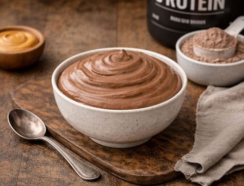 5-Minute Chocolate Peanut Butter Protein Ice Cream (30g Protein)