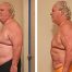 Before and after photo of scott's 54 lb weight loss at age 60